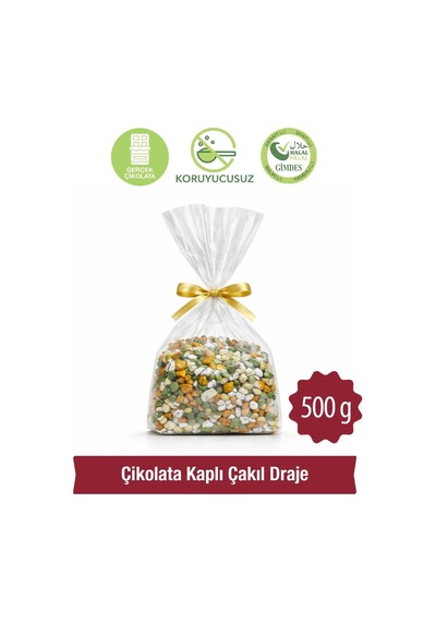 Milat Çikolata Kaplı Çakıl Draje 500 G