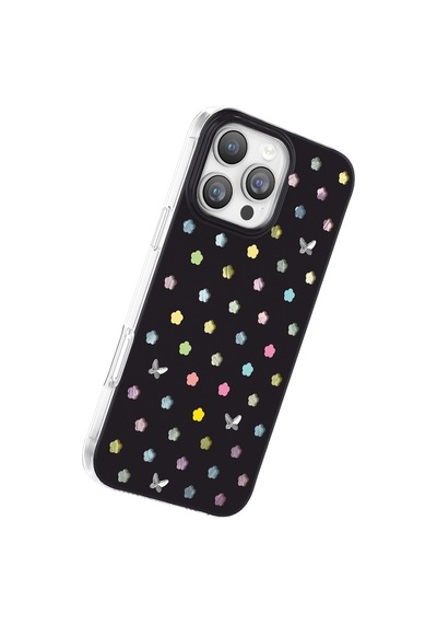 İphone 16 Pro Max Uyumlu Kılıf M-safe Şarj Özellikli Zore Paris Axen Sert Pc Kapak Siyah