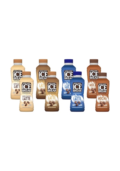 Ülker Ice Break Latte 375 Ml 8 Li Karma Latte-vanilya-şekersiz Latte-mocha Hazır