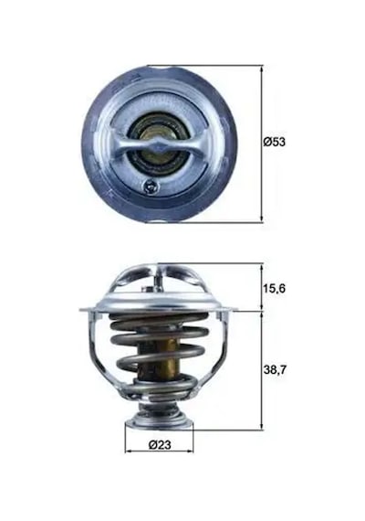 Audi Q5 Termostat 2.0 Tfsi 2009-2012 Caeb Cdnc Mahle Tx12395d