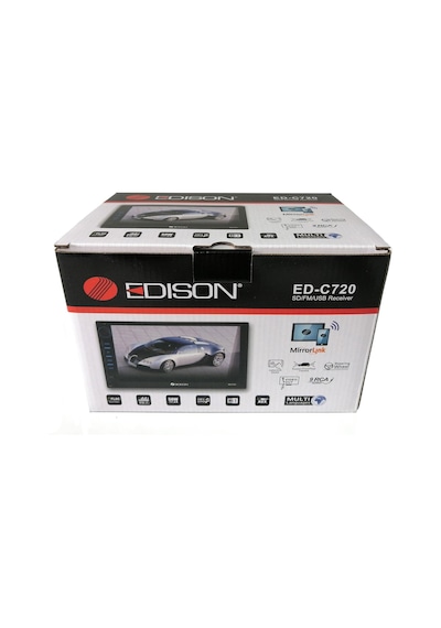 Edison Ed-c720 Double Teyp 7 İnç/4 50w/bluetooth Usb Sd/ön Ve Ark