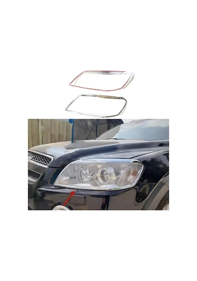 Chevrolet Captiva 2006+ Sonrası Far Çerçevesi Abs Krom İthal