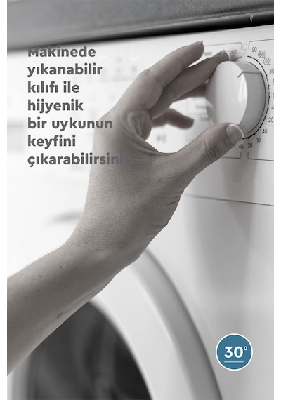 Yataş Bedding Visco Balance Yedek Yastık Kılıfı 34X55 Cm