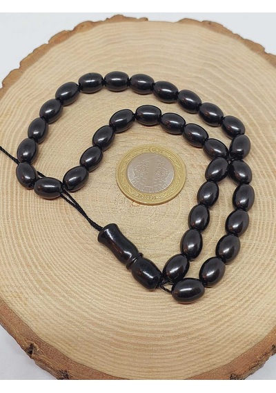 Gürcü Oltusu Badem Kesim 33lük Tesbih 7 10mm 55838 Çok Renkli