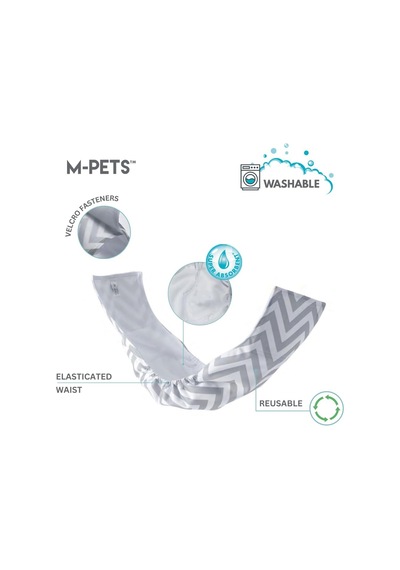 M-pets Erkek Köpekler İçin Yıkanabilir Külot L