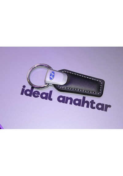 Venotto Hyundai Uyumlu Deri Anahtarlık Logo Amblem