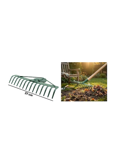 Sait Demirci Tt-0014 14 Dişli Takviyeli Metal Tırmık 37 Cm- 12'li Paket