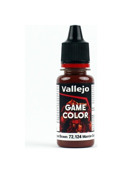 18 Ml. Gorgon Brown Game Color Serisi Maket Boyası, Vallejo 72124 Standart