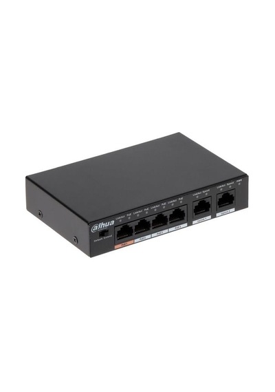 Dahua 6port-4port Poe 60w 2-uplink 10/100 Yönetilemez Switch Pfs3006-4et-60-v2-216651