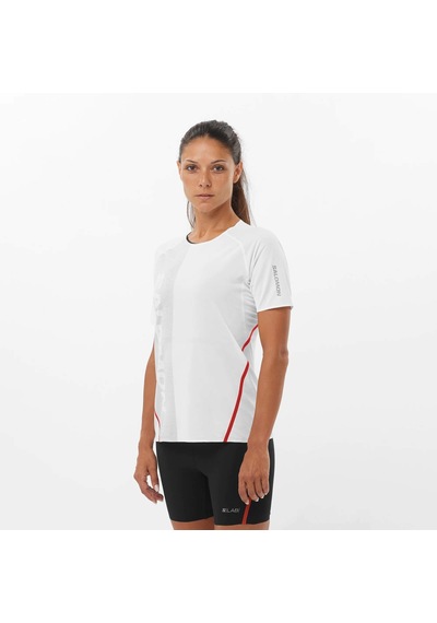 Salomon S/lab Speed Kadın Koşu Tişört White Lc2243700 Beyaz