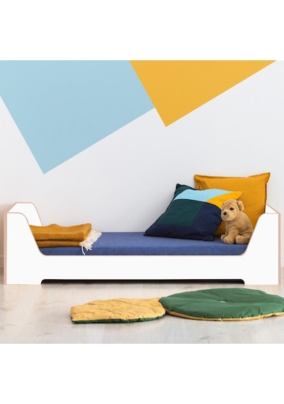 Montessori Tek Kişilik Karyola Mdf Çocuk ve Bebek Yatak