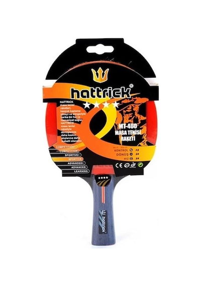 Hattrick Masa Tenis Raketi 4 Yıldız Siyah Mt-400
