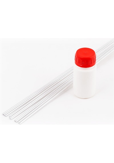 Alüminyum Kaynak Teli 2,4 Mm 10 Adet + Alüminyum Kaynak Dekapanı 50 Gr