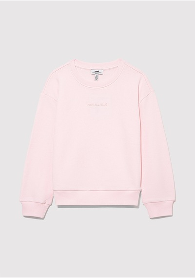 Mavi - Organik Pamuklu Pembe Basic Sweatshirt 7s10043-88133 Pembe
