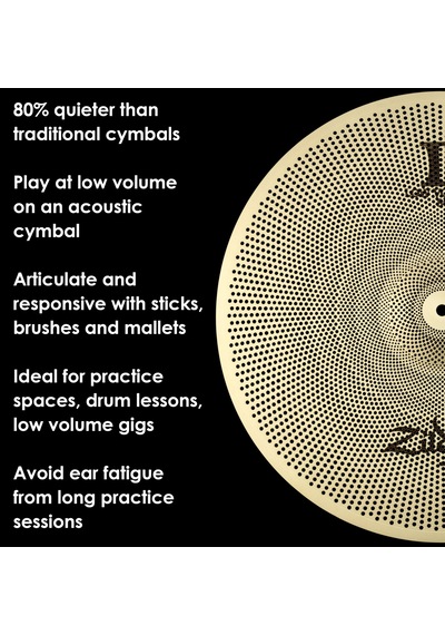 Zildjian Lv8020r-s L80 Serisi - Düşük Hacimli 50,8 Cm Sürüş Simgesi Açık Gri