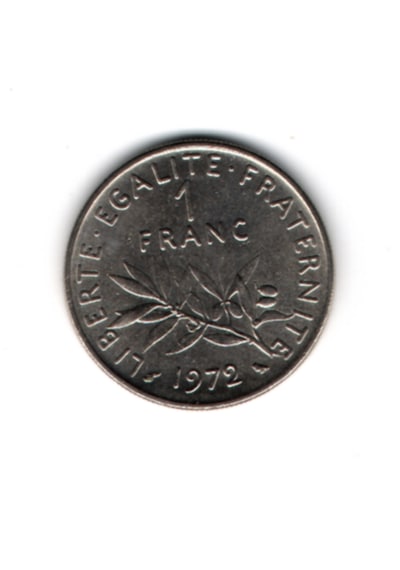 Fransa 1 Frank 1972 Mp2065