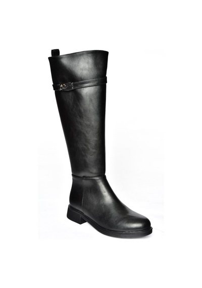 Fox Shoes R312225309 Siyah Klasik Kadın Çizme Siyah