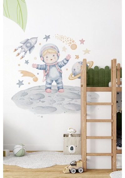 Sevimli Kaşif Temalı Çocuk Ve Bebek Odası Dekoratif Duvar Sticker Seti