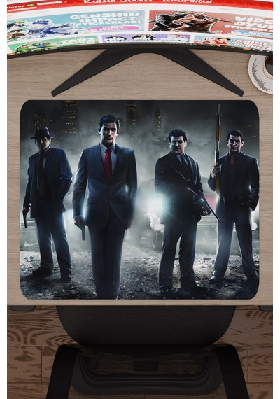 Mafia Kaymaz Dikişli Kauçuk Oyuncu Mousepad V5 - 48x40 Xl Gaming Mouse Pad Fare Altlığı