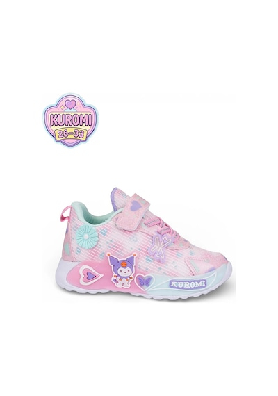 Kuromi 726 Kız Çocuk Işıklı Rahat Sneaker Pembe