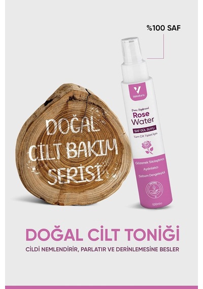 Tr Gül Suyu Gözenek Sıkılaştırıcı Aydınlatıcı Ve Arındırıcı Tonik%100 Doğal Ve Saf 100 Ml