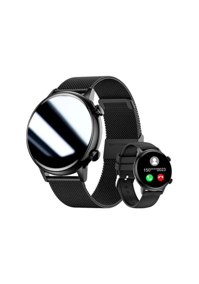 Çift Kordonlu Akıllı Saat Sağlık Takipli Bluetooth Görüşmeli Saat