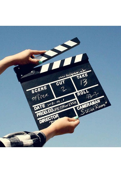 Mini Boy Dekoratif Sinema Klaket Çok Renkli