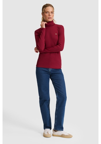 U.s. Polo Assn. Kadın Vişne Tişört 50333795-vr223