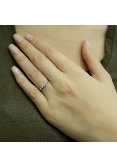 Lova 0,35 Karat Pırlanta Tria Yüzük - 1030131
