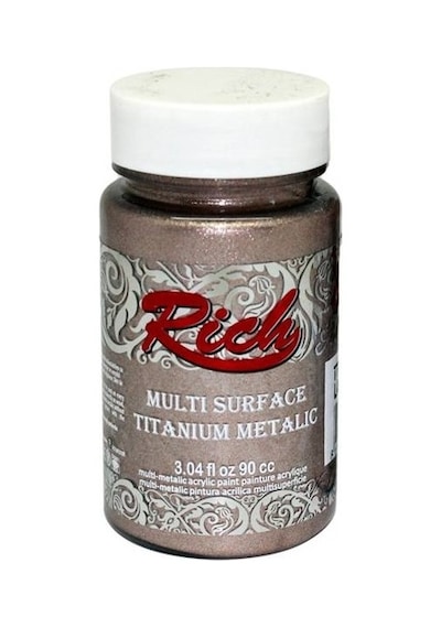 Rich Multi Surface Titanium Metalik Boya 90 Cc Latte 2510