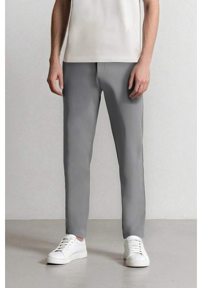 DeFactoFit Slim Fit Dar Kesim Standart Paça Esnek Multifonksiyonel Dokuma Sporcu Pantolon D9247AX25SPGR454
