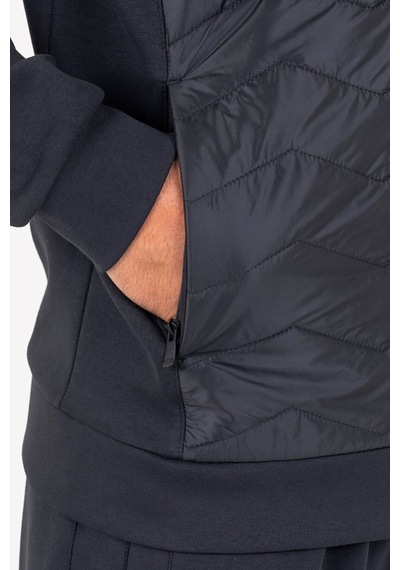Lescon Siyah Erkek Fermuarlı Kapüşonlu Sweatshirt 23n-1154 Çok Renkli