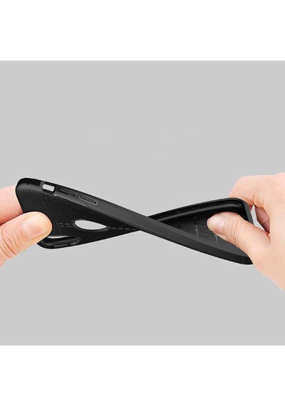 Apple Uyumlu iPhone XR 6.1 Kılıf Deri Tarzı Niss Silikon Case
