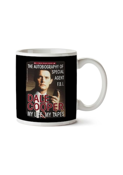 Twin Peaks Dale Cooper Book İki Tarafı Baskılı Kupa Bardak