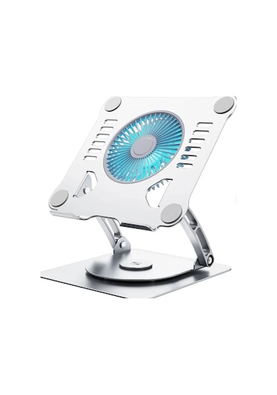 V5.1 360 Rotating Elektrikli Fanli Laptop Stand Zr524 Evimdeyokyok