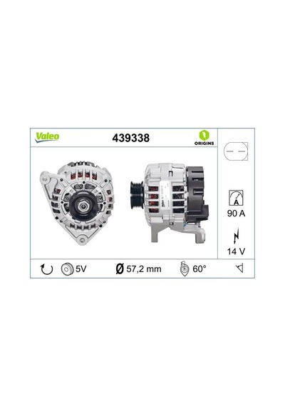 Audi A6 C5 Sarj Dinamosu 2.8 1998-2002 Ack Alg Amx Apr Aqd Valeo 439338