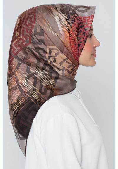 Armine İpek Eşarp 8245d Twill Nostalji -01