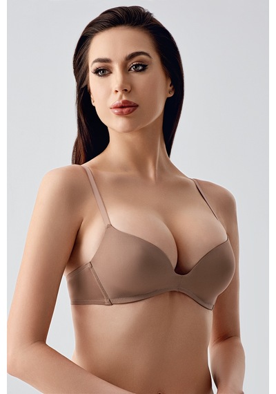Newbra Balensiz Dolgusuz Sütyen - Capucıno Cappuccino