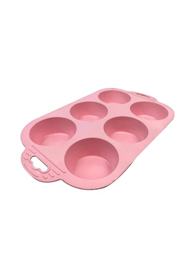 6 Bölmeli Muffin Kek Kalıbı Çok Renkli