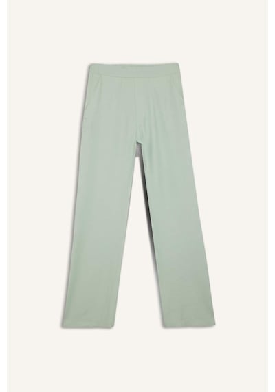 DeFacto 	Wide Leg Basic Düz Geniş Paça Pantolon E7979AX25SMGN1181