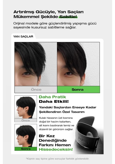 Kore Tarzı Katlanabilir Saç Şekillendirici, Düzleştirici Başlık Dashu Daily Perfect Downtech Fold