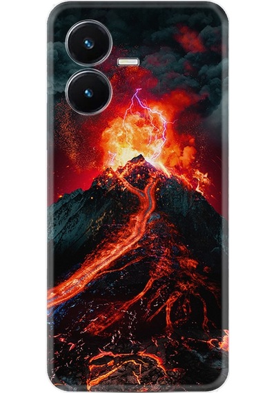 Vivo Y22S Kilif Silikon Desen Yanardag 1611 566401948