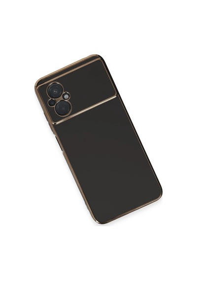 Xiaomi Poco M5 Uyumlu Kılıf Volet Silikon - Siyah