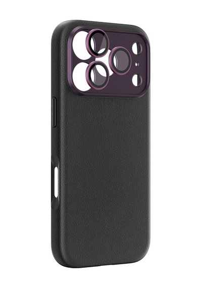 İphone 18 Pro Kılıf M-safe Özellikli Airbag Tasarımlı Amazingthing Glamour Slens Serisi Kapak Mor