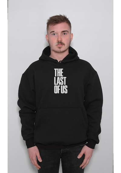 Baskwear The Last Of Us Joel Sweatshirt Unisex Kapüşonlu Hoodie SIYAH