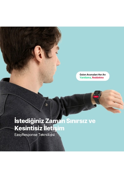 Ttec 2S09WS Tempus 47 MM Dikdörtgen Kasa Akıllı Saat
