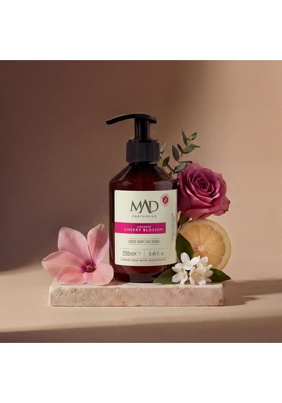 Mad Japanese Cherry Blossom Sıvı Sabun 250 Ml Yasemin, Menekşe, Misk İle Meyvemsi Ve Çiçeksi Ferahlık Diğer