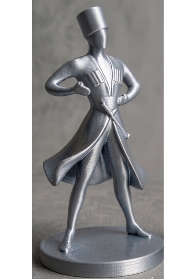 15 Cm Hediyelik Kafkas Adige Çerkes 3d Dekoratif Biblo Figür