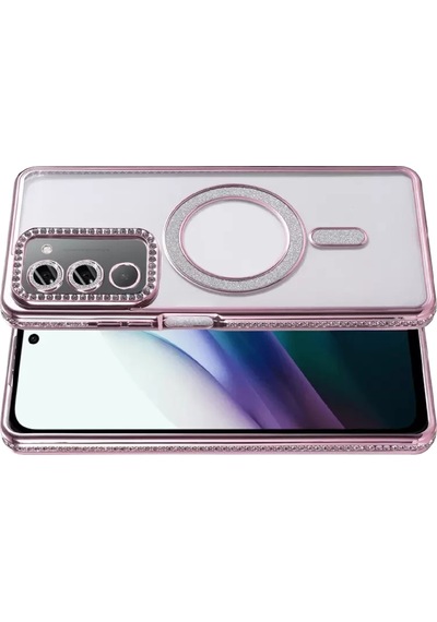Newface Xiaomi Redmi 15 4g Joke Simli Magneticsafe Kılıf - Pembe Diğer