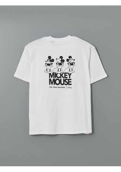 Lcw Vision Beyaz Mickey Mouse Baskılı Oversize %100 Pamuklu Kadın Tişört